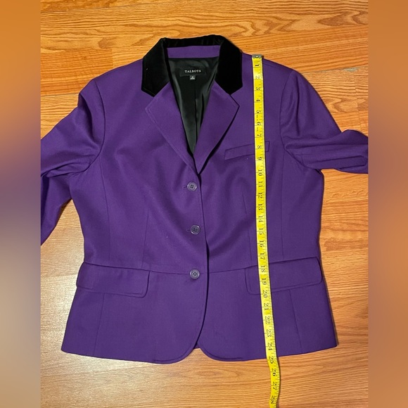 Talbots Vibrant Purple Suit Jacket - Picture 10 of 10